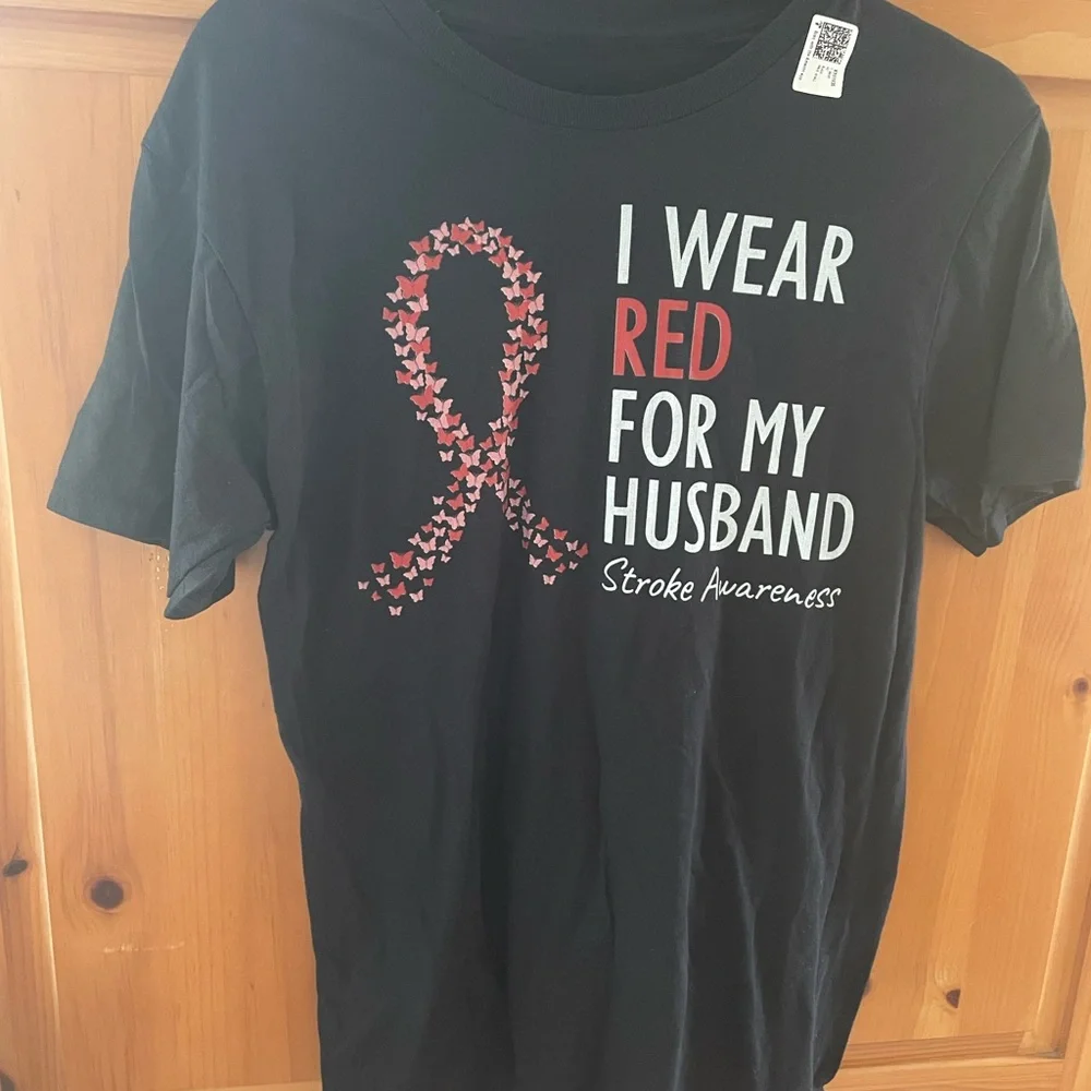 Stroke Awareness Support Shirt 🎗️❤️🖤 - Picture 5 of 11